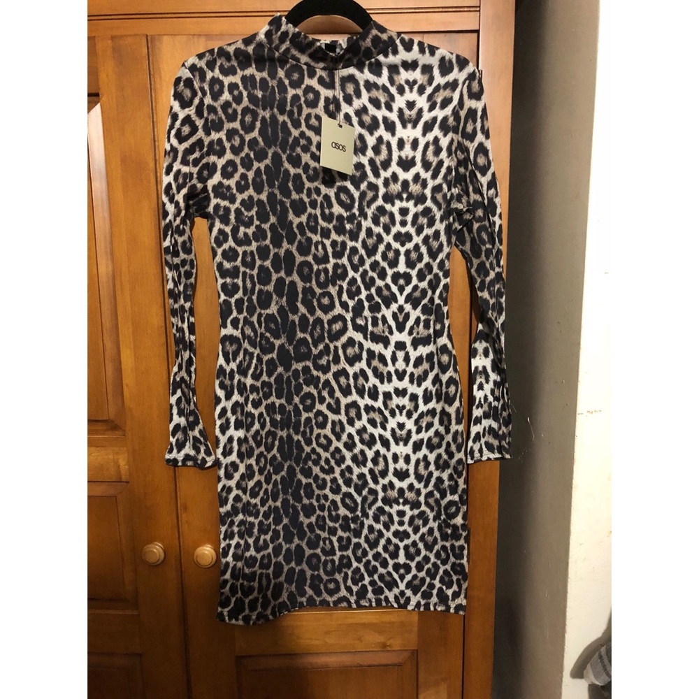 Asos animal print bodycon